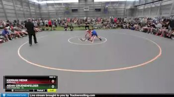 100 lbs Quarterfinals (8 Team) - Kiernan Meink, Nebraska vs Aidan Gruenenfelder, Wisconsin Red