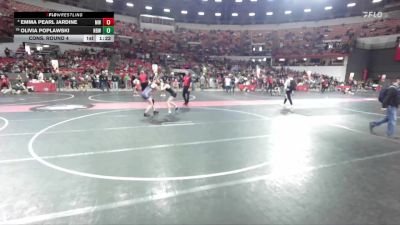 118 lbs Cons. Round 4 - Emma Pearl Jardine, MES Wrestling vs Olivia Poplawski, New Berlin Wrestling