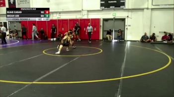 133 lbs Cons. Round 3 - Elias Casas, Victor Valley College vs Micah Lee, Sacramento City College