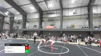 144 lbs 5th Place - Orlando Jr Garcia, Yakima Valley Wrestling vs Michael Baxter, Punisher Wrestling