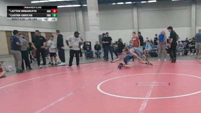 120 lbs Quarters - Layton Urbanczyk, Nolf Wrestling Academy vs Carter Gericke, Frankfort Wildcats Wrestling