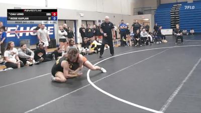 124 lbs 1st Place Match - Cali Leng, Iowa vs Rose Kaplan, Indiana Tech