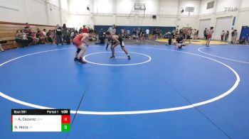 144 lbs Champ. Round 3 - Anthony Cazarez, Daniel Cormier WA vs Nick Meza, Valiant Prep