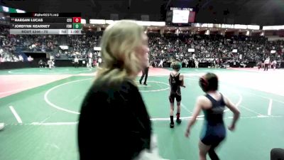 70 lbs Cons. Round 2 - Jordynn Kearney, FOWCA vs Raegan Lucas, CFD2