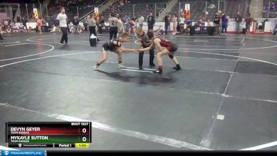 100 lbs Cons. Round 2 - Devyn Geyer, Team Kansas vs Mykayle Sutton, Team Kansas