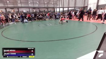 120 lbs Cons. Semi - Blake Nevils, ID vs Paliku Chang, HI