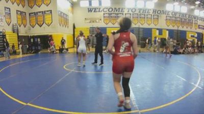 132 lbs Cons. Round 3 - Leila Irizarry, HS: NFMHS Club: SOT/DOZ vs Savannah Fernandes, Ocoee Wrestling Club