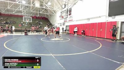 184 lbs Cons. Round 4 - Ivan Natceli, Palomar College vs Devin Morris, Sacramento City College