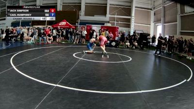 132 lbs Champ. Round 3 - Zane Hill, Oregon vs Nash Jensen, Delta Wrestling Club