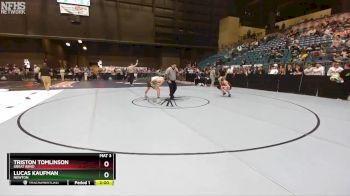 5A - 120 lbs Quarterfinal - Lucas Kaufman, Newton vs Triston Tomlinson, Great Bend