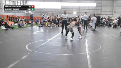 100 lbs Semis & 1st Wrestleback (8 Team) - Zandon Dickerson, Valor Wrestling vs Anthony Quiroz, Contenders WA Blue