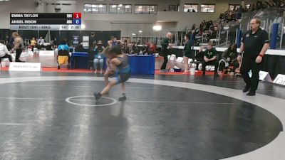 43kg Quarterfinal - Emma Taylor, Edmonton Wrestling Club vs Angel Inson, Ascendant Martial Arts