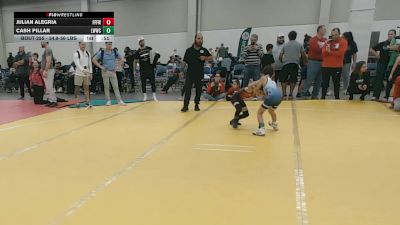 54.9-56 lbs Champ. Round 3 - Julian Alegria, Fitness Fight Factory Wrestling Club vs Cash Pillar, Liberty Warriors Wrestling Club