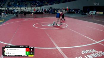 4A-106 lbs Champ. Round 1 - River Sandstrom, Philomath vs Wylon Gray, Crook County