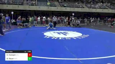 152 lbs Quarterfinal - Andrew Huesgen, Shillington, PA vs Blake Boyer, Kennett Square, PA