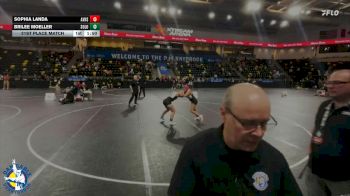 135 lbs 21st Place Match - Brilee Moeller, Solon vs Sophia Landa, Apple Valley