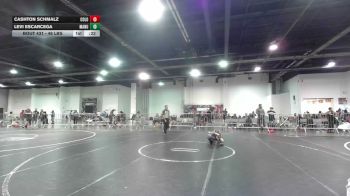 46 lbs Consi Of 8 #2 - Cashton Schmalz, Colorado Hammers vs Levi Escarcega, Manu WC