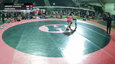 140 lbs 5th Place Match - Adrianna Alejandro, Hawaii vs Eliana White, Idaho