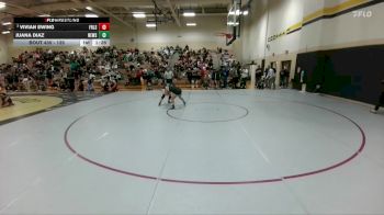 135 lbs Champ. Round 1 - Vivian Ewing, Frisco Lone Star vs Juana Diaz, Carrollton Newman Smith