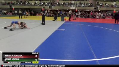 80 lbs Cons. Round 2 - Archie Nelson, N8 vs Abram Gustafson, Winneconne Youth Wrestling