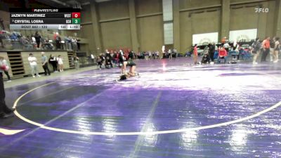 120 lbs Champ. Round 3 - Jazmyn Martinez, Westmoore vs Crystal Loera, Garden City