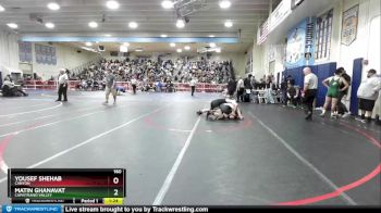 160 lbs Champ. Round 1 - Yousef Shehab, Canyon vs Matin Ghanavat, Capistrano Valley