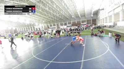 165 lbs 3rd Place Match - Steele Woodward, Sanderson Wrestling Academy vs Zaiden Rosenthal, Sanderson Wrestling Academy