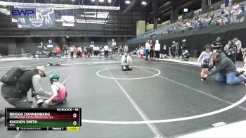 58 lbs Round 1 - Briggs Dannenberg, Clearwater Youth Wrestling Clu vs Khoden Smith, WTC