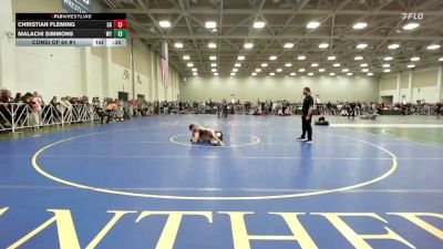 113 lbs Consi Of 64 #1 - Christian Fleming, GA vs Malachi Simmons, WY