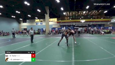 197 lbs Consi Of 16 #1 - Anthony Taylor, Ottawa - Arizona vs Daniel Johnson, Florida A&M