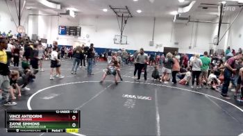 125 lbs Round 2 - Vince Antidormi, Carolina Reapers vs Zayne Simmons, Summerville Takedown Club