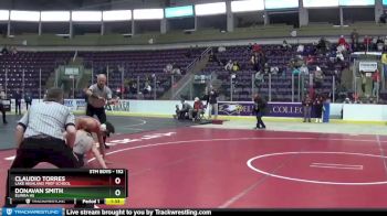 152 lbs Semifinal - Donavan Smith, Elmira HS vs Claudio Torres, Lake Highland Prep School