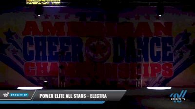 Power Elite All Stars - Electra [2021 L3 Junior - D2 - Small Day 2] 2021 The American Celebration DI & DII