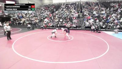 6A 170 lbs 3rd Place Match - Haylie Dowding, Herriman vs Sophia Peck, Copper Hills