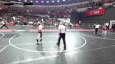 95 lbs Champ. Round 2 - Nolan Burke, Stratford vs Brayden Mleziva, Luxemburg-Casco Wrestling Club