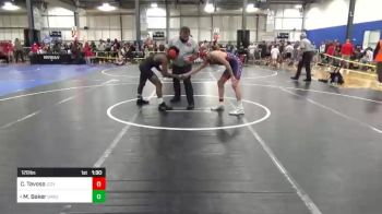 120 lbs Round Of 32 - Cody Tavoso, Izzy Style vs Markel Baker, Dakota Wrestling Club