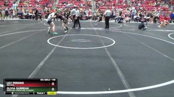 145 lbs 1st Place Match - Lily Perkins, Bullpup vs Olivia Garrean, Nebraska Wrestling Academy