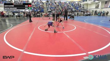 64 lbs Consi Of 4 - Jack Clover, Wyandotte Youth Wrestling vs Izayah Brasher, Buck Pride Wrestling
