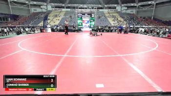 70 lbs Quarterfinal - Conrad Barber, IL vs Liam Schwanz, ND