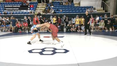 150 lbs Champ. Rd Of 128 - Maverick Sanchez, Hawaii vs Mathias Hogue, Montana