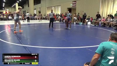 157 lbs Round 2 Champ & Wb (32 Team) - Aaron Robinson, Buccinoles vs Brandon Bauer, AAWA/Spec Ops