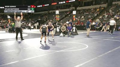 126 lbs Consi Of 32 #2 - Jesse Quiroz, Eleanor Roosevelt (SS) vs Dylan Matthews, Shasta (NS)