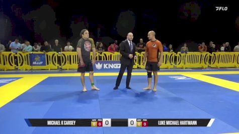 Luke Michael Hartmann vs Michael K Carsey 2025 Pan IBJJF Jiu-Jitsu No-Gi Championship