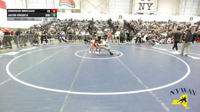 138 lbs Champ. Round 1 - Jacob Orozco, Deep Roots Wrestling Club vs Emerson Mercado, Club Not Listed