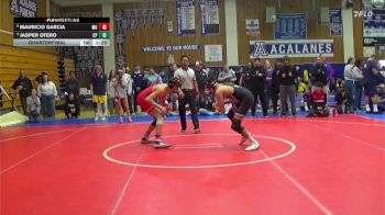 134 lbs Quarterfinal - Jasper Otero, College Park vs Mauricio Garcia, Mt Diablo
