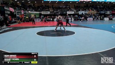 189 lbs Cons. Round 2 - NOAH BENOIT, Wasilla High School vs Rodney McNeel, Soldotna