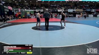 152 lbs Cons. Semi - Hayden Reuter, Student Wrestling Development Program vs Ryatt Weed, Soldotna