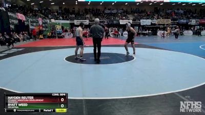 152 lbs Cons. Semi - Hayden Reuter, Student Wrestling Development Program vs Ryatt Weed, Soldotna