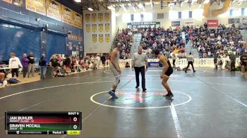 150 lbs Semifinals (8 Team) - Draven McCall, Jesuit vs Jan Buhler, Merritt Island