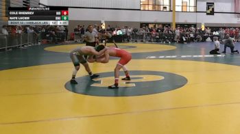149Black lbs Rr Rnd 1 - Cole Rhemrev, Indiana vs Nate Lucier, Binghamton